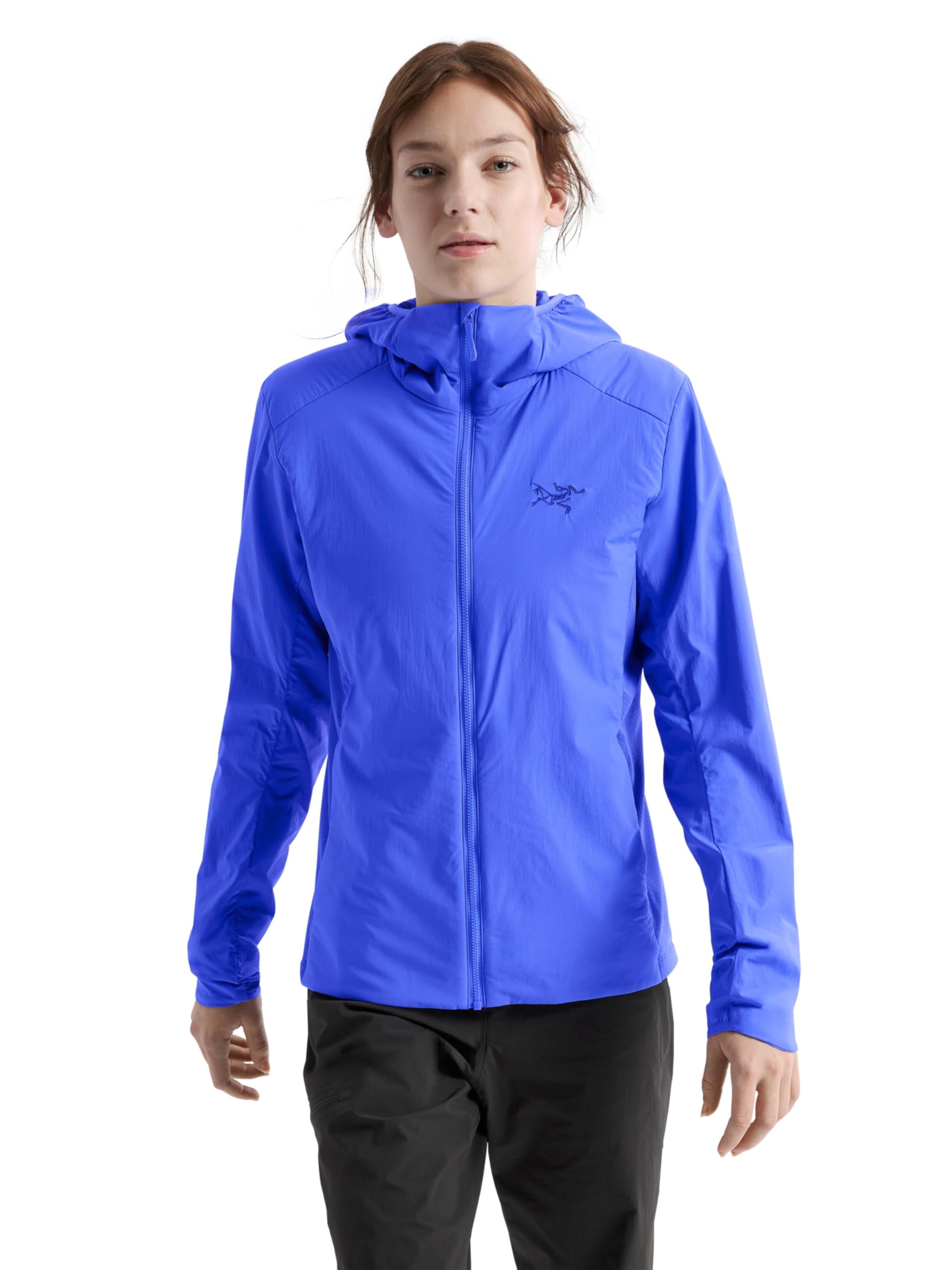 アトムSLフーディ　Sサイズ　ブルーのような色合い Amazon.co.jp: [アークテリクス] ARCTERYX アトムSLフーディ女性用